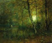 George Inness Pool in the Woods oil painting